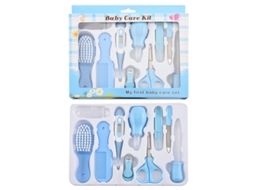 Conjunto Com 10 Itens Essenciais Para O Cuidado Do Bebê, Kit De Segurança Para Recém Nascidos Azul Elisefashion