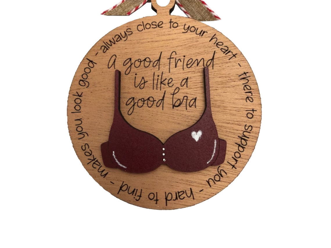 Decoração De Natal Em Madeira Laxiscreed Circular Para Pendurar - Elemento Criativo E Original