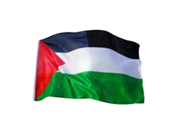 Bandeira Da Palestina Em Poliéster Durável E Leve - Decoração Para Festivais E Eventos - 90x150cm