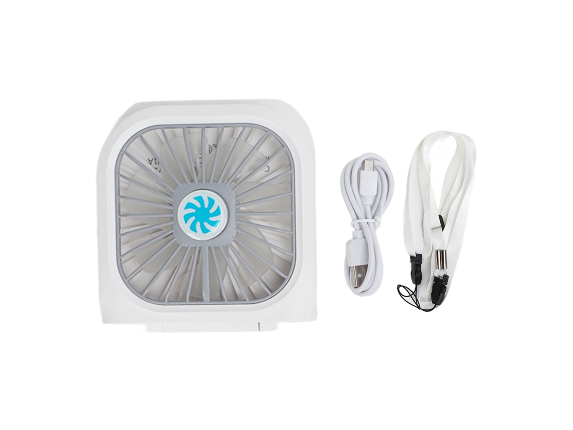 Ventilador de Cuello Usb Plegable Silencioso Multifuncional Mini