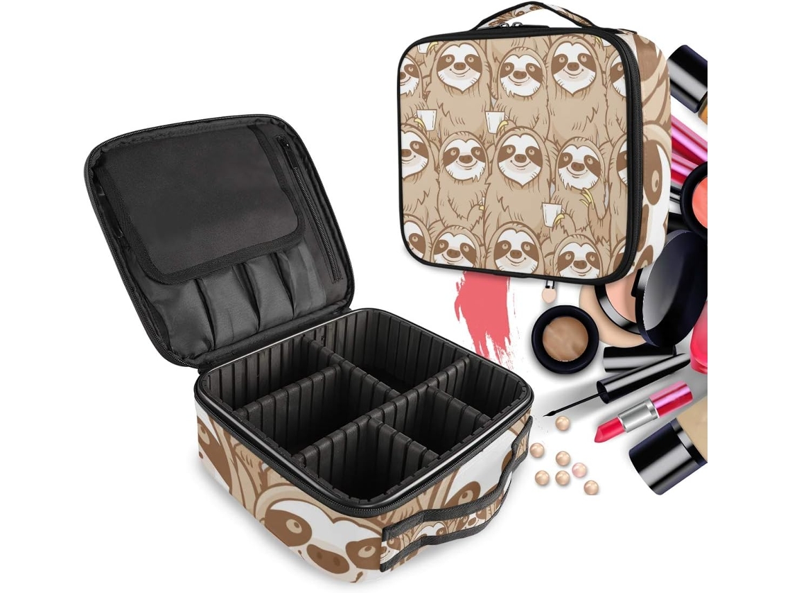 Necessaire Cinza Lazy Estilo S/MARCA