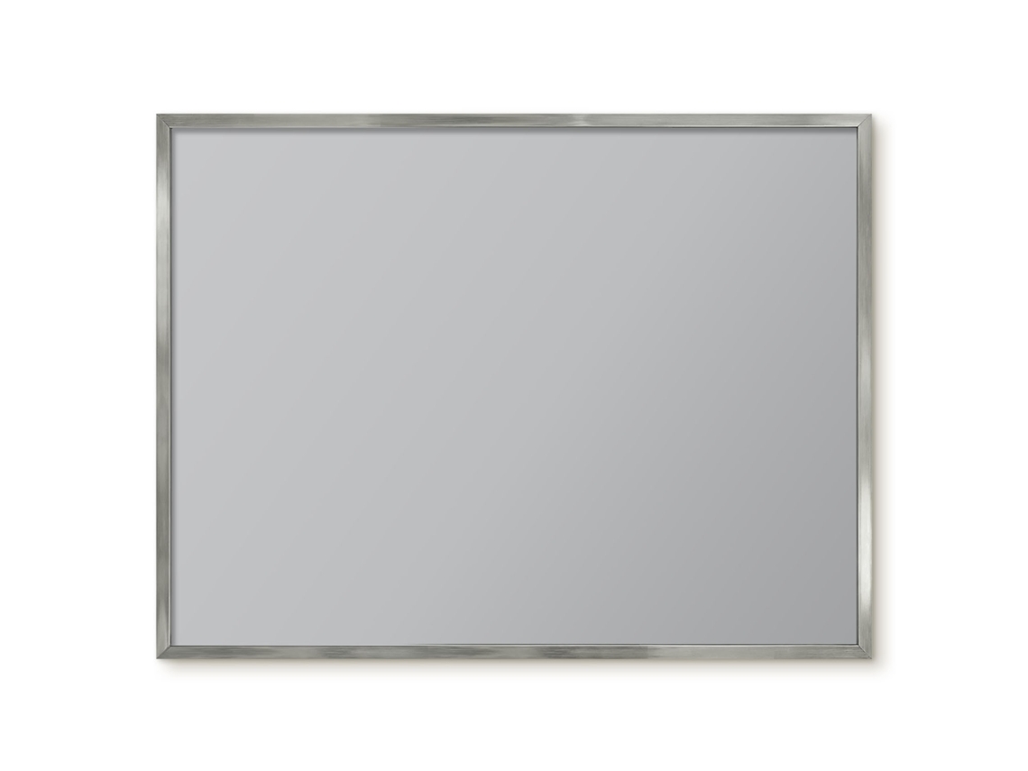 Quadro de vidro magnético amarelo intenso para hall de entrada Espelharte (80x60 cm)