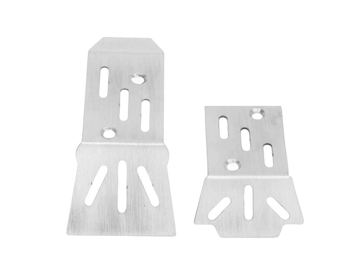 Placa De Proteção De Chassi De Aço Inoxidável Para Arrma 1/18 Granite Grom Armadura Traseira