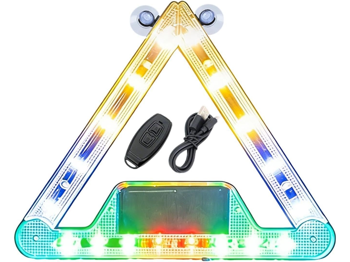 Luz Estroboscópica Triângulo De Advertência Com Junta Giratória, Luz De Sinalização, Para Suvs, Reboques, Uso Externo