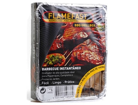 Barbecue Descartável  Retangular FLAMEFAST