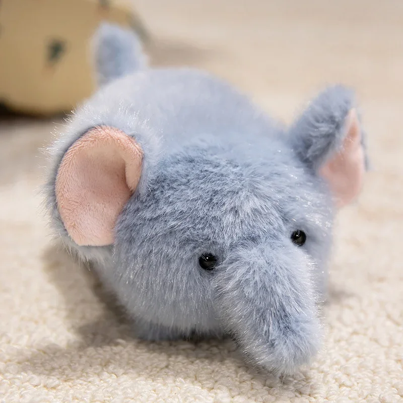 Elefante de Pelúcia Fofo , Macio e Adorável, com Tema de Animais. MDUG (16 Cm)