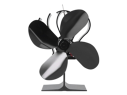 Laxiscreed Ventilador Termodinâmico Para Lareira, 4 Lâminas, Auto-gerado E Resistente Ao Calor Elevado