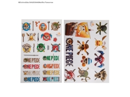 Conjunto 36 Autocolantes Com Ícones E Logótipos De One Piece