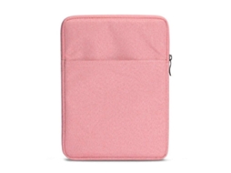 Yuru capa de Protetor com Zíper para Kindle 499 558 Paperwhite Voyage, Bolsa em Lona e Algodão, Rosa, Anti risco e Anti choque