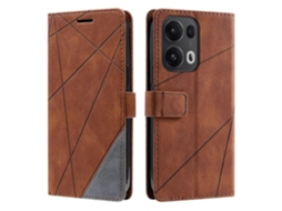 Capa De Celular De Couro Com Emenda Skin Feel