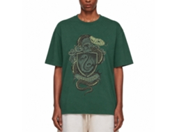 Rockinstone Harry Potter Slytherin Mascot Emblem Forest Green T-shirt Size:xxxl