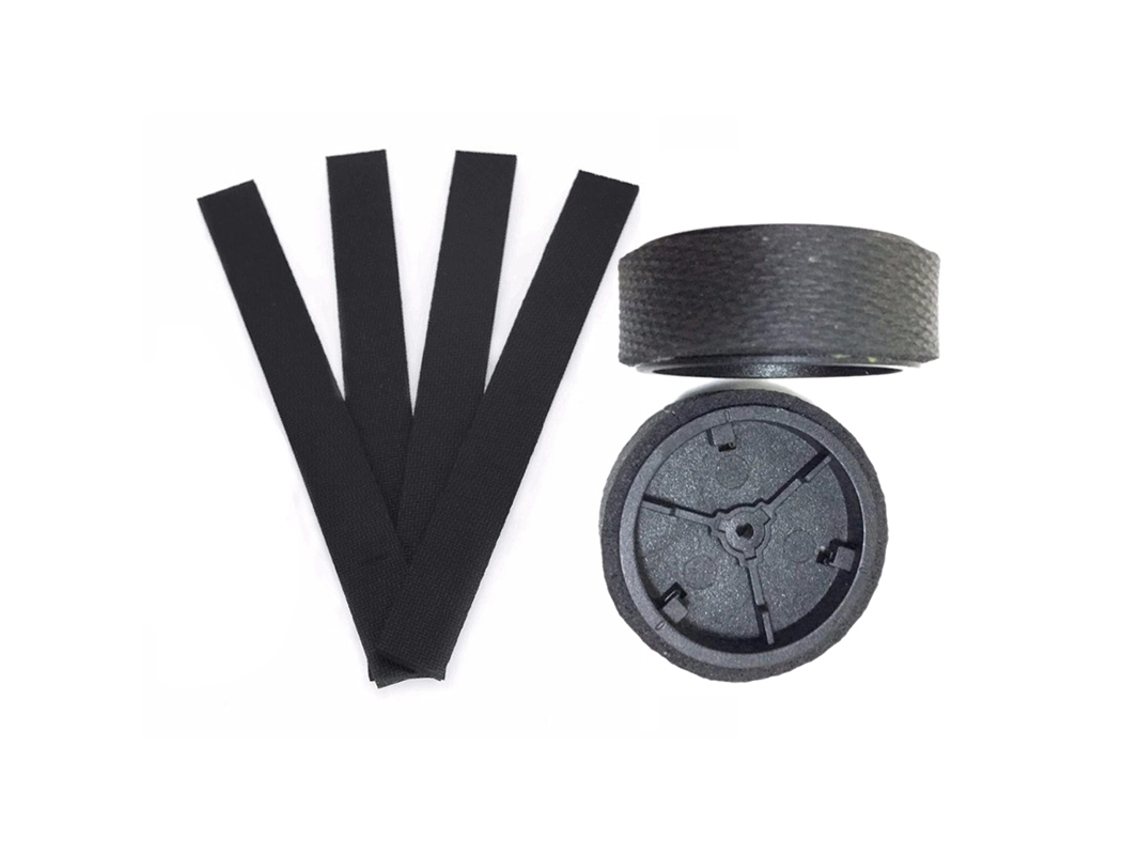 2 conjunto para irobot braava peça de substituição: 1 conjunto 2 rodas rodízio 2 roda pneu/pneu & 1 conjunto roda pneu couro pele fetal