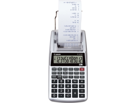 Calculadora com Impressão CANON P1-DTSC II EMEA HWB Cinzento (12 dígitos)