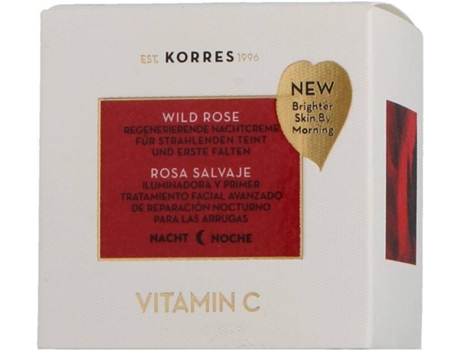 Tratamento noturno anti-rugas Wild Rose  40ml