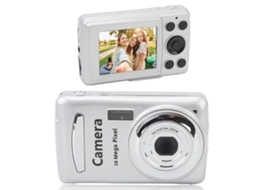 Câmera Digital Compacta 1080p, 16mp Com Tela De 2,4 Polegadas 32 Gb Brilvibera