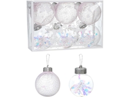 Enfeite De Natal Transparente Com Bolas Decorativas | Bolas Para Pendurar Na Casa