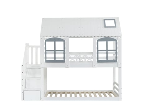 Beliche Escada Raumio Madeira Branco (90x200x215)