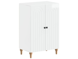 Vidaxl Armário De Sapatos Alkmaar 59,5 X 39,5 X 90 Cm Branco Brilhante