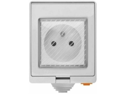 Tomada Inteligente Externa S55 Tpe, Fr 16a, À Prova D'água Ip55, Conectada por Wi, Fi, Compatível com Android e Ios, Controle Remoto BRILVIBERA