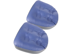 Assento inflável elevatório para spa para adultos, em PVC, conjunto de 2 peças com ventosas e almofada grossa.