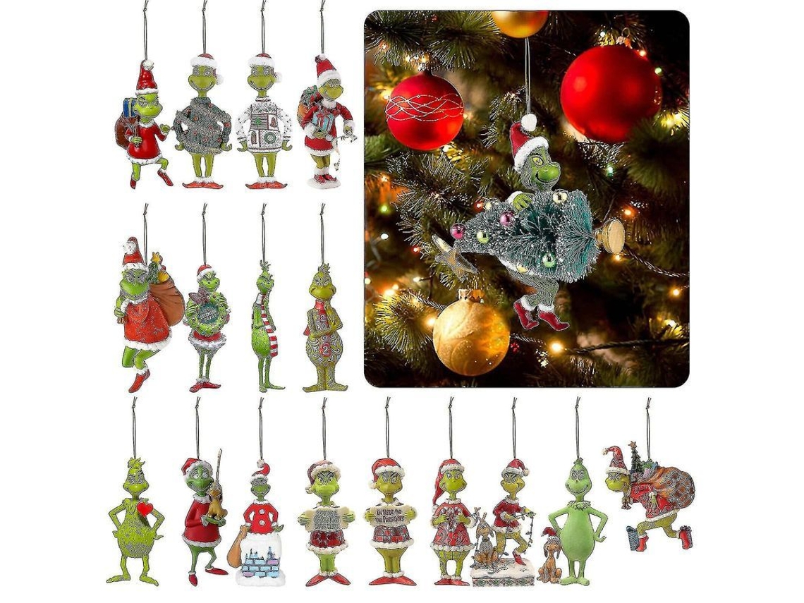 Adorno Navideño Grinch 2022 De Acrílico Para Decoración De Árbol, Colgante Para Fiesta, Regalo Y Accesorios B
