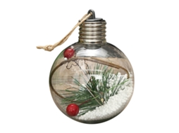 Luz Led De Fio De Cobre Para Decoração De Natal Com Bolas