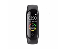 Sport Smartwatch Preto M4 Relógio Esportivo À Prova D'Água Pulseira Inteligente Pressão de Atividade de Frequência Cardíaca