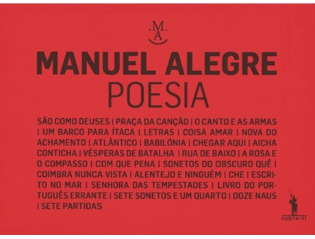 Livro Poesia Vol. 1 + 2 - Manuel Alegre de Manuel Alegre