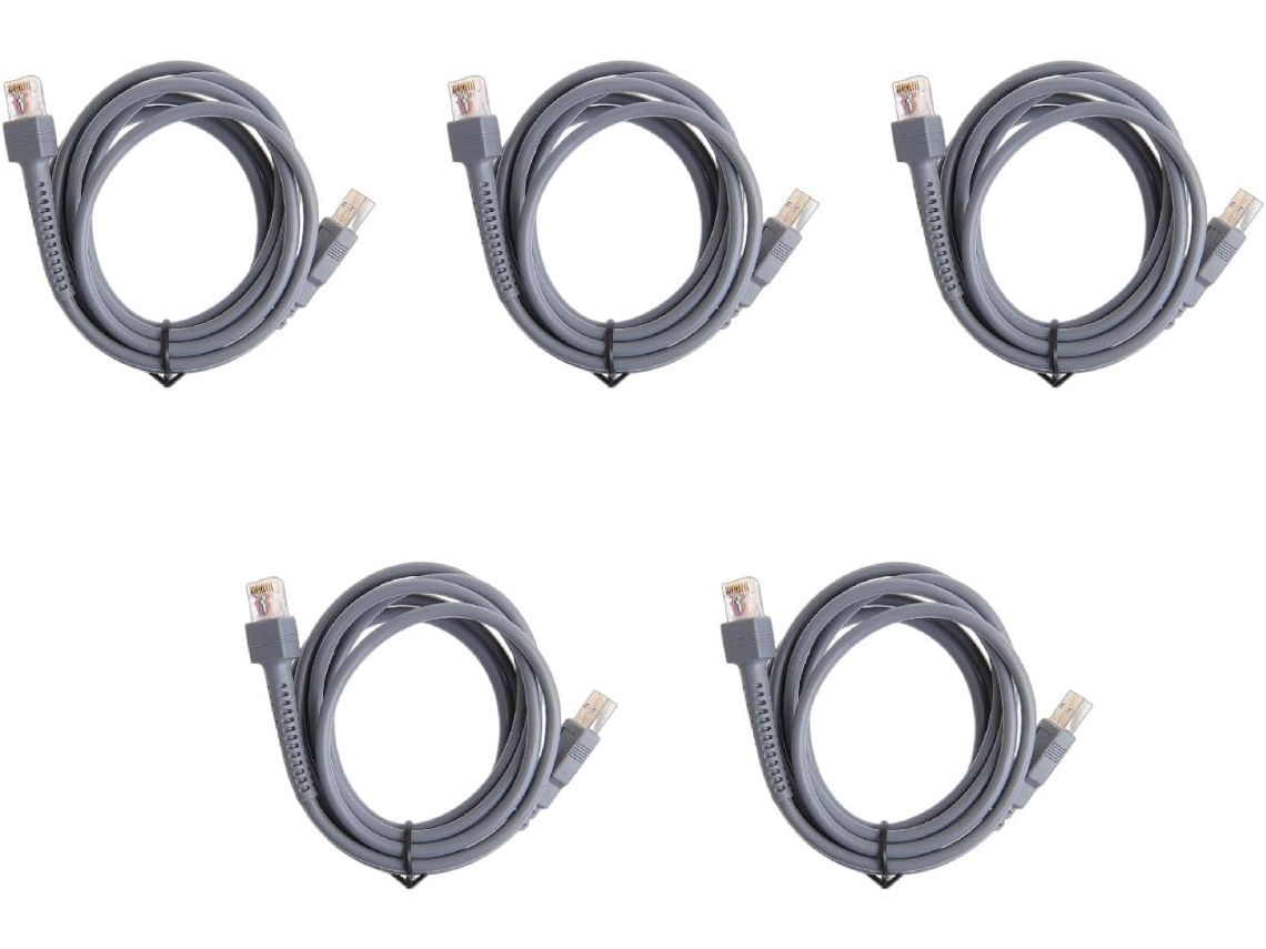 Cabo De Dados Usb 200 Cm Para Leitor Código Barras Symbol Ls1203