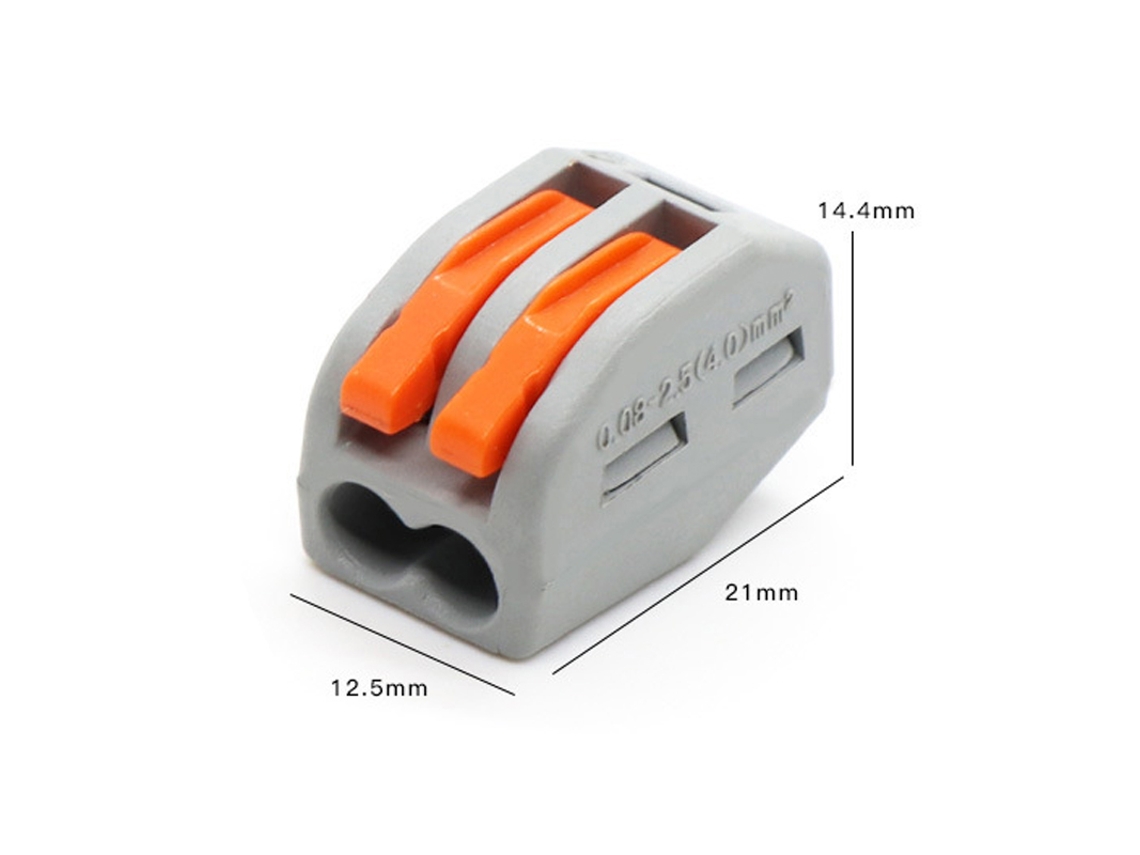 Laxiscreed Conectores De Terminais Quick-connect, Alta Condutividade Para Fios Macios E Duros