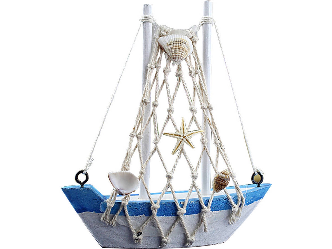 Barco Miniatura HEAN Branco e Azul