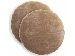 Vidaxl Capa Almofada 2 Unid. Heerlen Castanho Ø 50 Cm Tecido Chenille