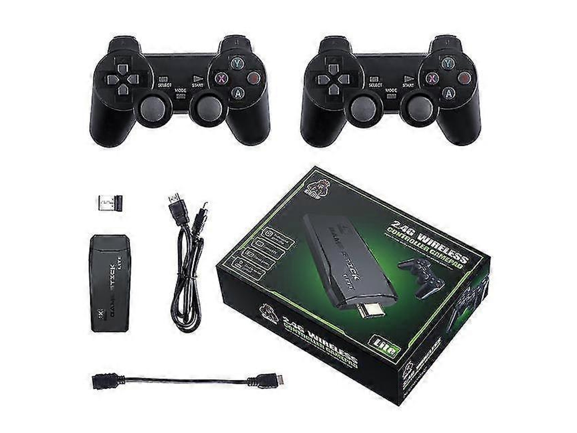 Console De Jogos Retrô Com Controle Sem Fio Duplo, Console De Videogame Hd 2.4g Com 10.000 Jogos Clássicos Integrados Para Ps1/cps Etc. Ly Ebike