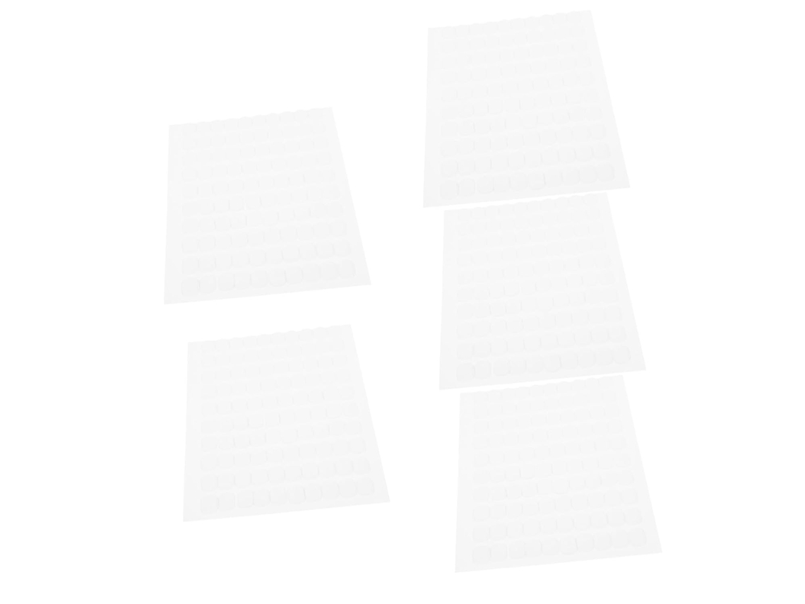 500 Peças De Tachinhas Transparentes Removíveis Dupla Face Para Museu
