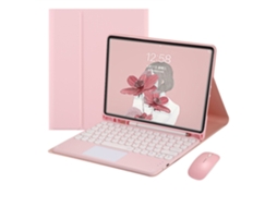 Lurelia Capa Com Teclado Bluetooth Para Ipad Mini2 Com Touch E Bandeja Para Caneta, Azul Celeste
