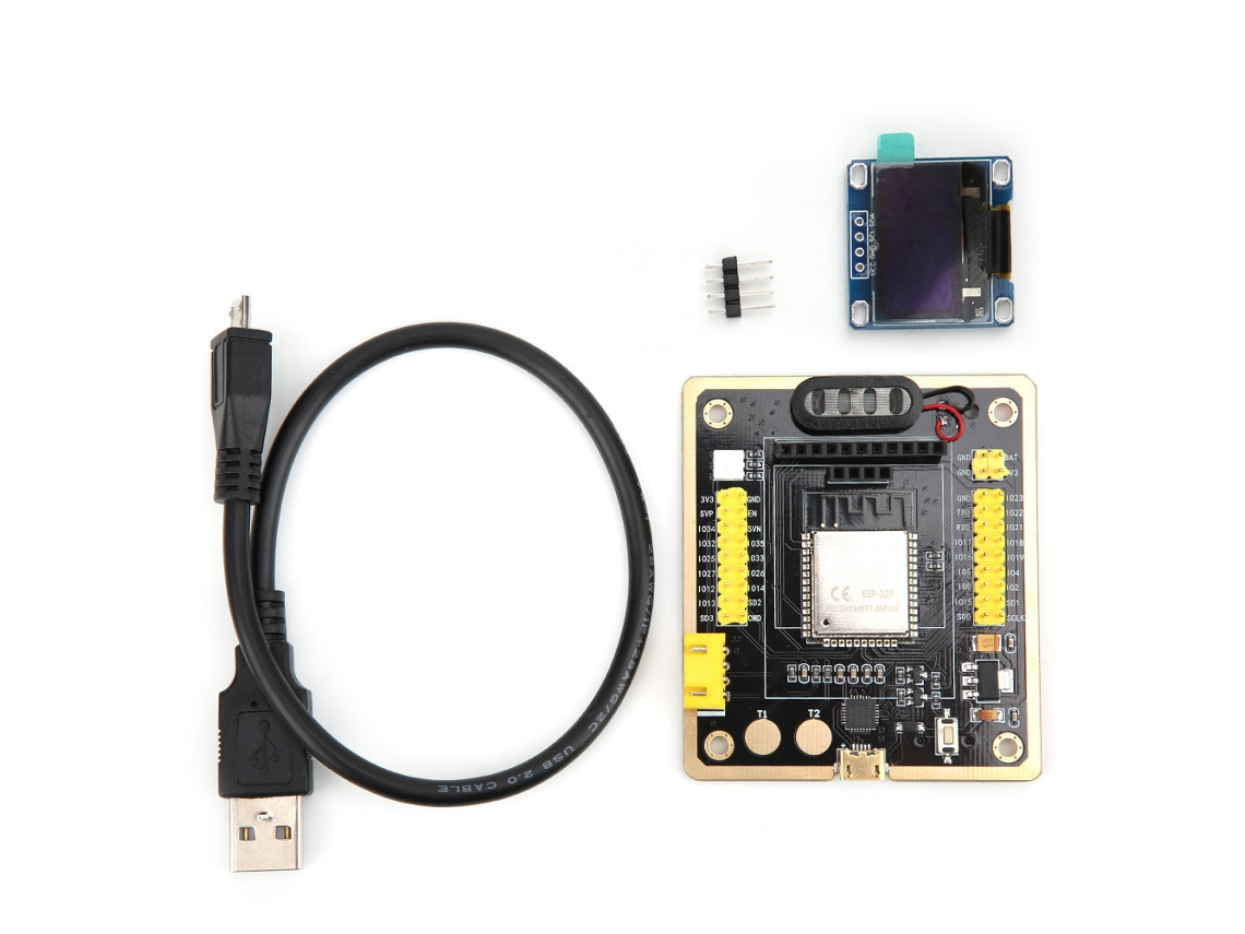 Placa de Desenvolvimento IoT com Bluetooth e Wi-Fi para ESP32F e Tela OLED | S/MARCA