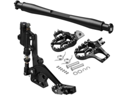 Apoios para os Pés Pilot Hidráulicos com Freio Traseiro Adequados Hidráulico Compatível Support Brace Pedal