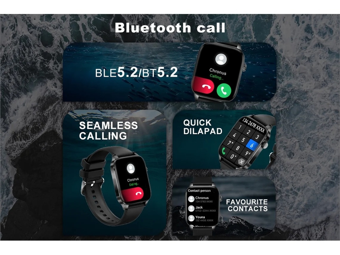 Smartwatch Bestvite I82 Preto