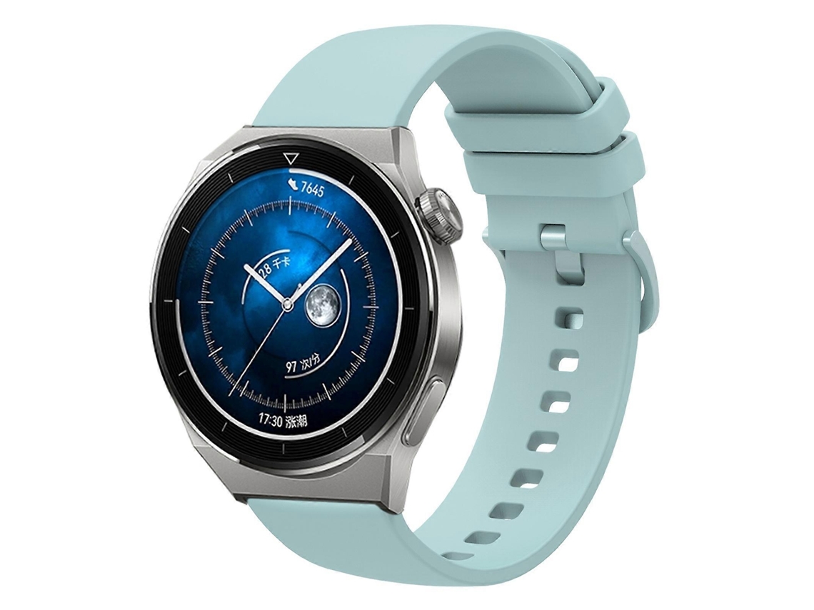 Pulseira De Silicone Macio De Cor Sólida Para Huawei Watch Gt3 Pro 43mm 20mm