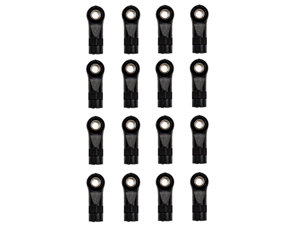 Mali biela de Ligação de Aço Inoxidável com Extremidade Plástica 6mm para Carro Axial Capra 1.9 Utb Axi03004