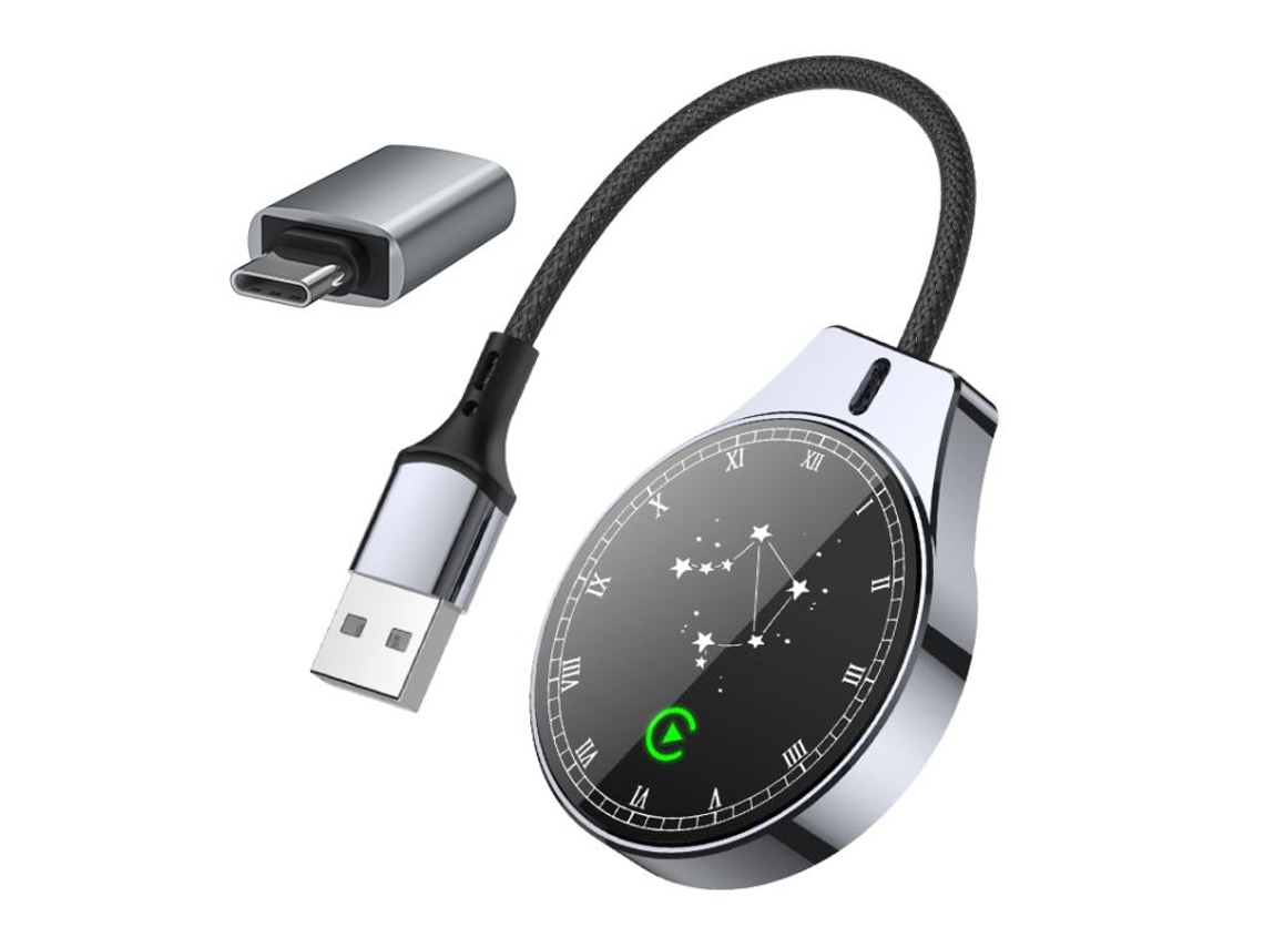 Adaptador Bluetooth para carro ZRUXE Wireless Carplay (usb para wireless, com adaptador Usb c, Wifi 5.0GHz, Ota) | ZRUXE
