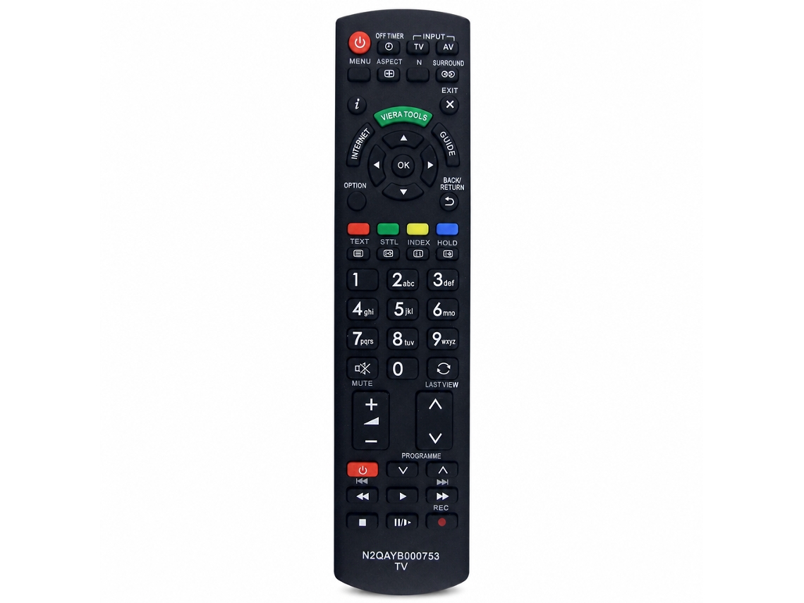 Comando À Distância Para Tv Compatível Com Panasonic N2qayb000753_dae