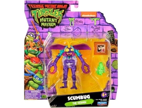 Figurine Mutantes Ninja Turtles Scumbug A Partir De 4 Anos Mistos Interior Teenage Mutant Ninja Turtles