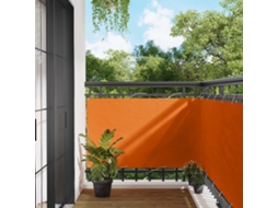 Vidaxl Tela De Varanda 100 X 700 Cm Tecido Oxford Retangular Laranja