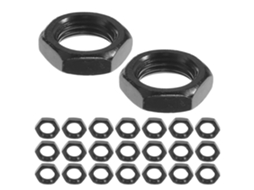 Nolitoy 50 Porcas Sextavadas De Ferro Com Travamento M10x10 Para