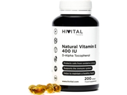 Suplemento Alimentar HIVITAL Vitamina E Natural (200 Cápsulas)