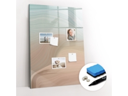Quadro Magnético De Parede Mistura De Cores Para O Corredor Espelharte (70x100 Cm)
