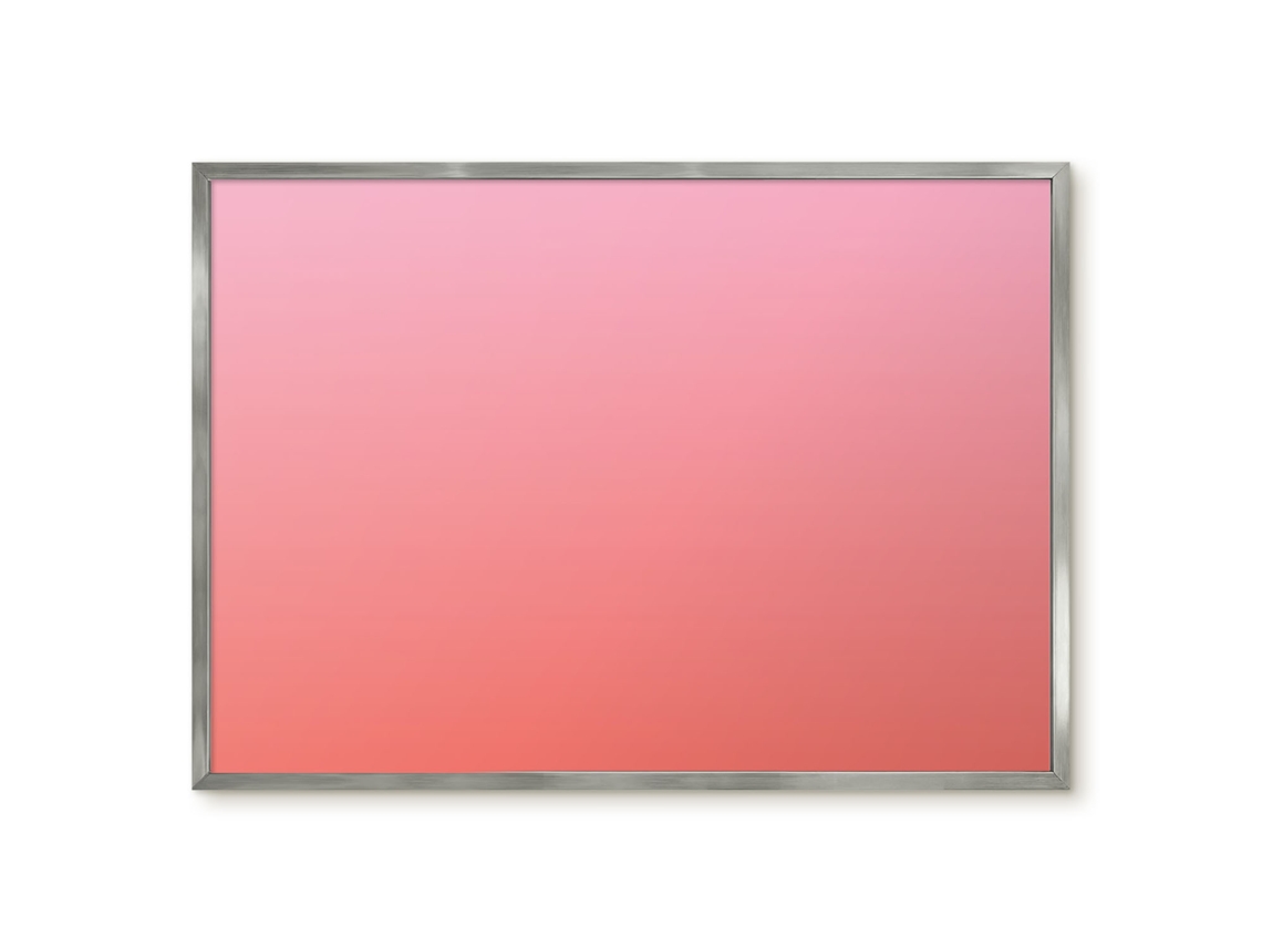 Quadro de parede magnético com degradê sutil para escritório Espelharte (70x50 cm)