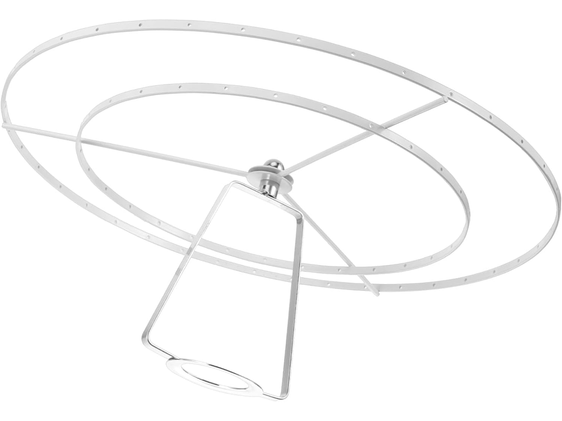 Conjunto de 2 Peças Cm Vintage Branco Prateado para Uso SFUSHOS