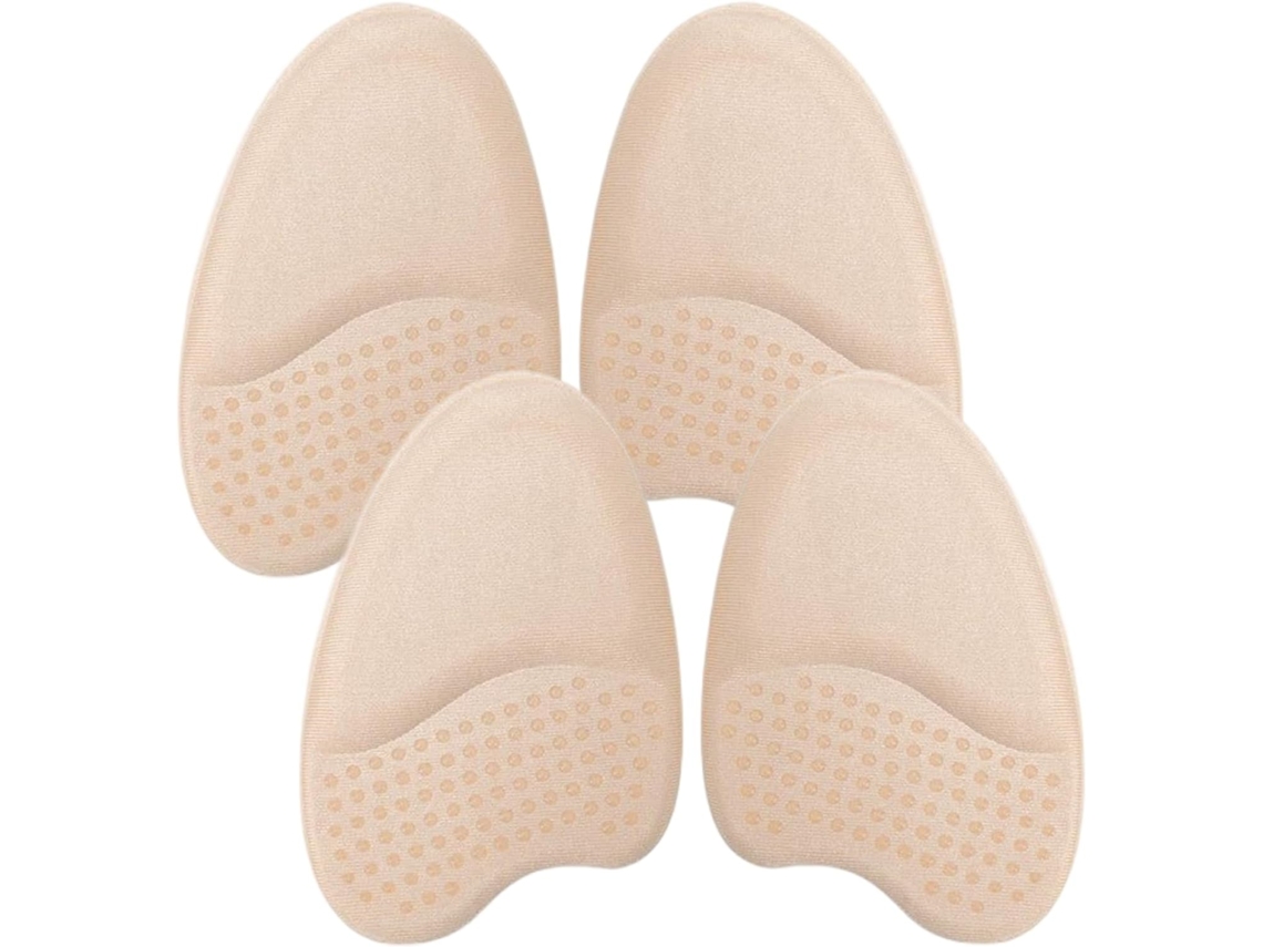 2 Pares De Protetores Pés Femininos, Almofadas Metatarsais Antiderrapantes, Inserções De Gel Ultramacias Para Saltos